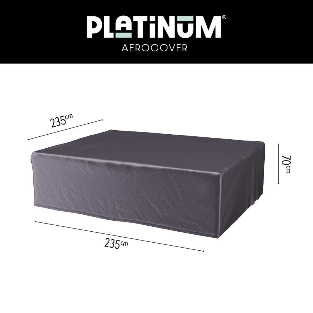 Pacific Lifestyle Seating Set Aerocover Square 235 x 70cm high