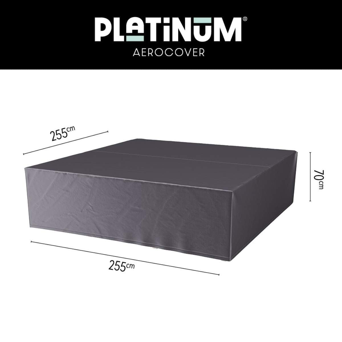 Pacific Lifestyle Seating Set Aerocover Square 255 x 70cm high