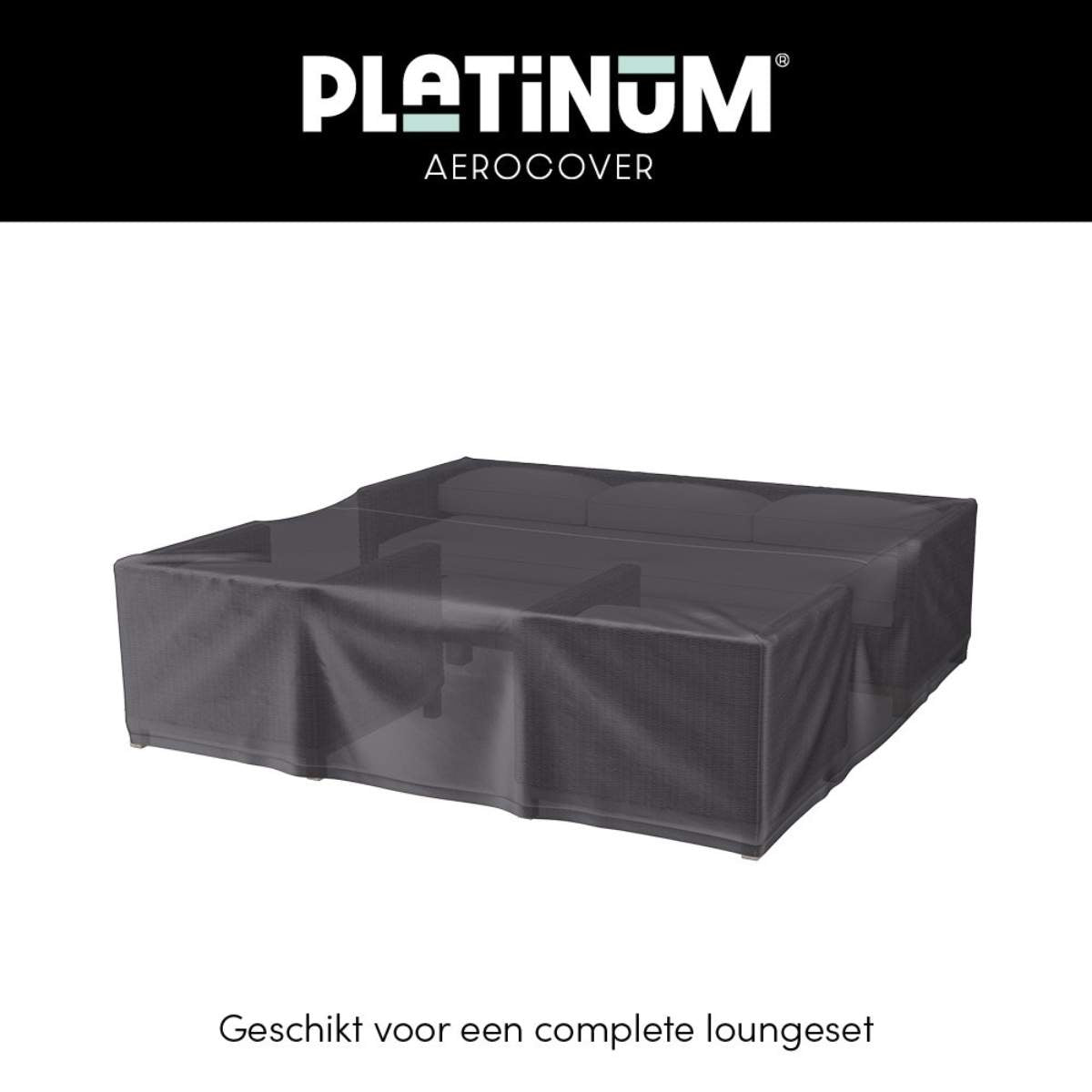 Pacific Lifestyle Seating Set Aerocover Square 275 x 70cm high