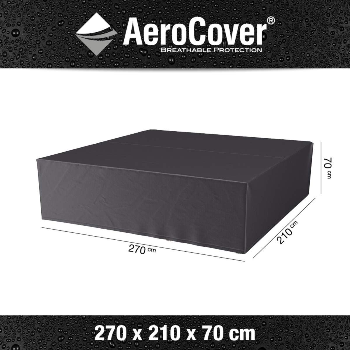 Pacific Lifestyle Seating Set Aerocover 270 x 210 x 70cm high