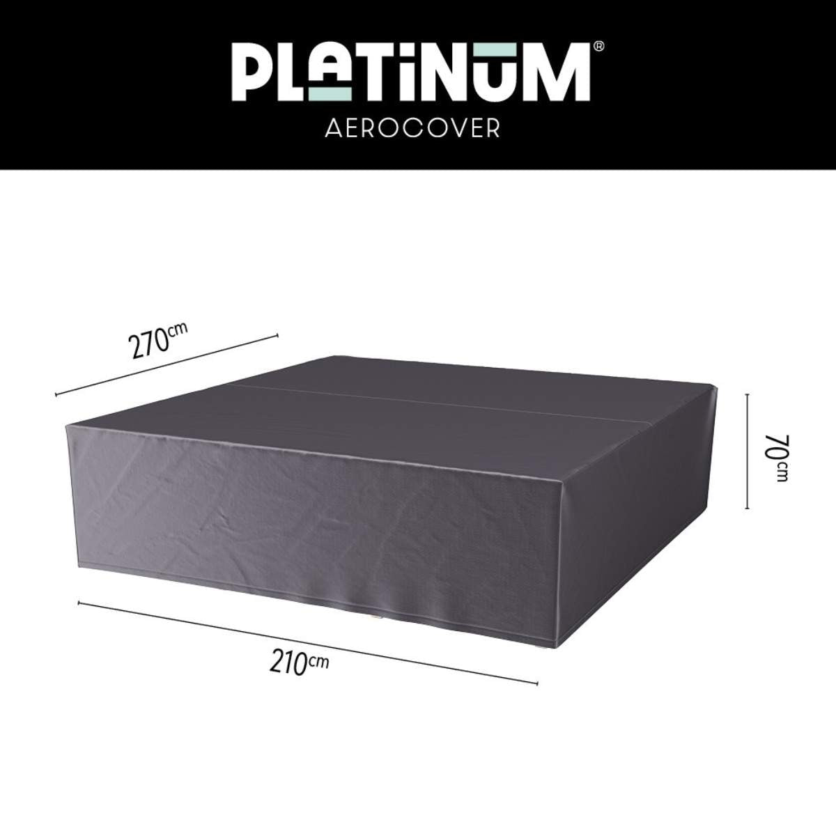 Pacific Lifestyle Seating Set Aerocover 300 x 250 x 70cm high