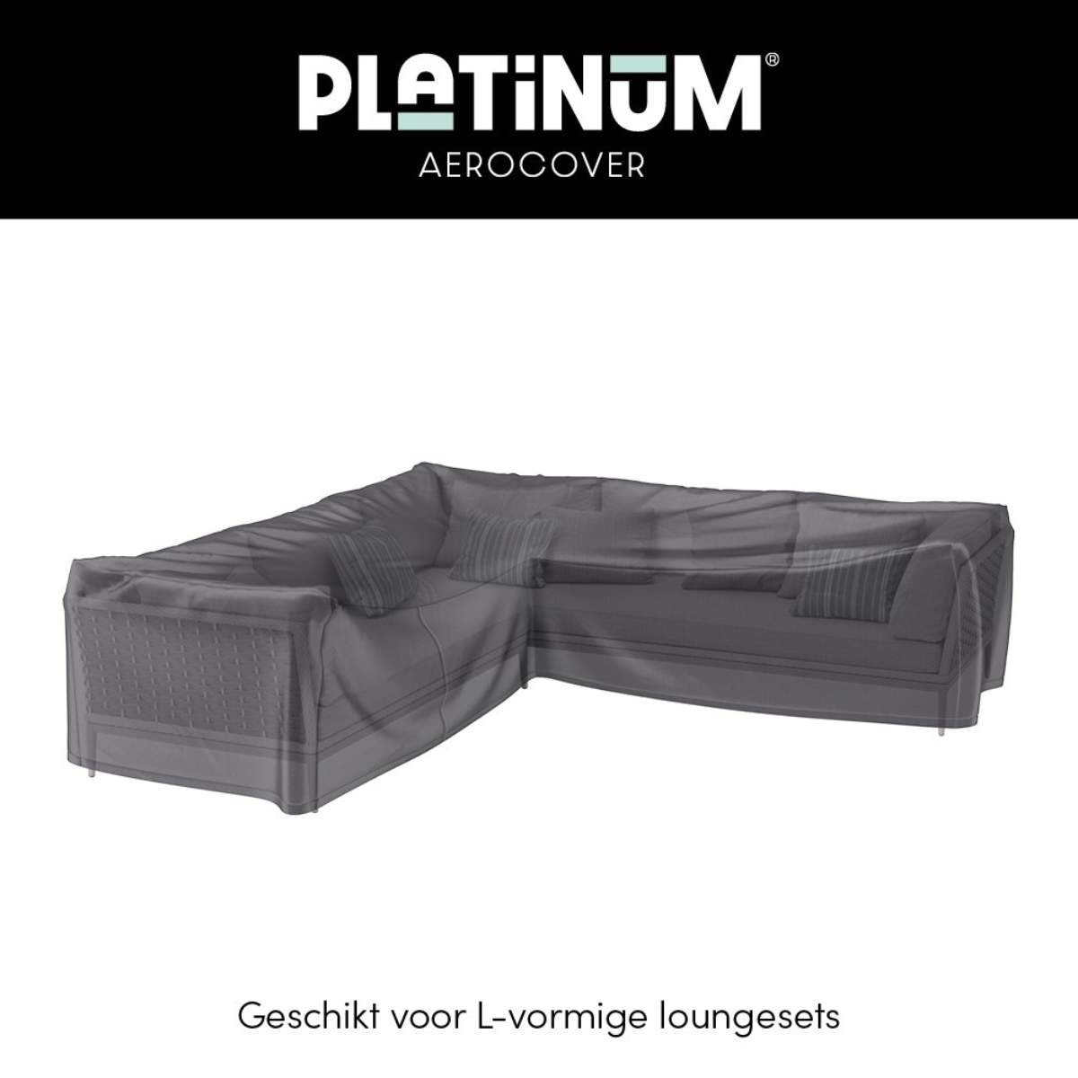 Pacific Lifestyle Outdoor Seating Set Aerocover L-Shape 325 x 325 x 100 x 70