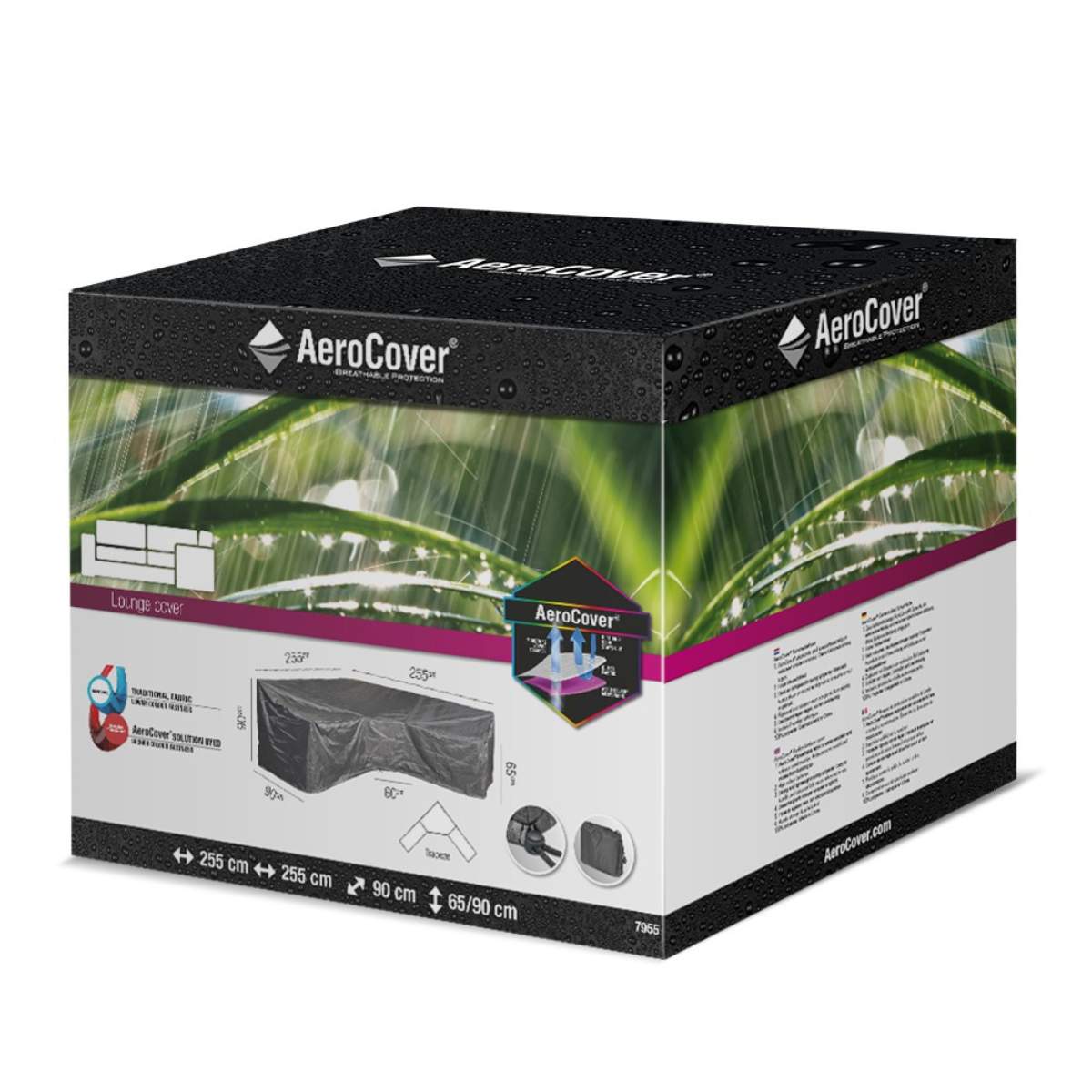 Beau&Co Outdoor Seating Set Aerocover Trapeeze 255x255x90x65x90cm