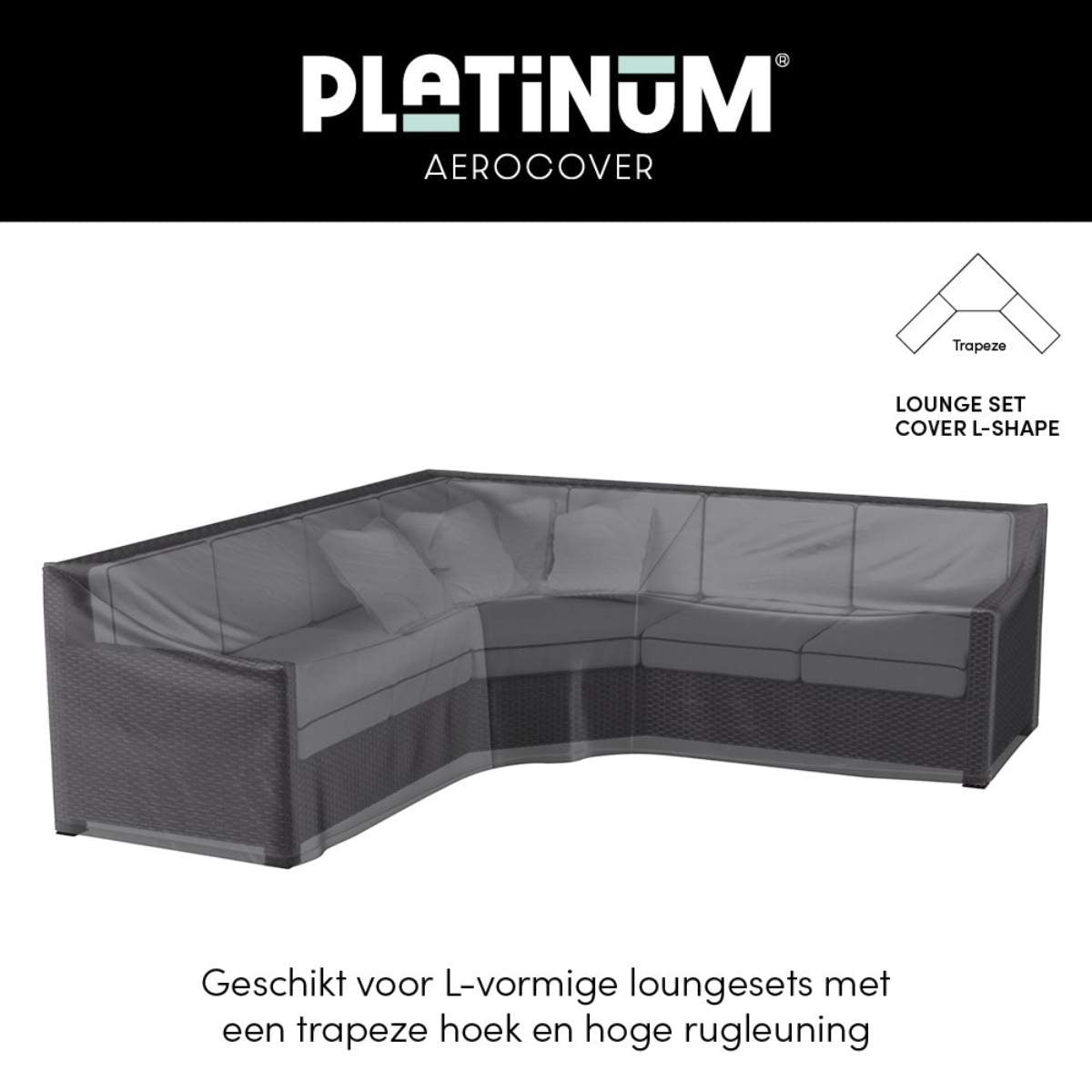 Beau&Co Outdoor Seating Set Aerocover Trapeeze 270x270x90x65x90cm