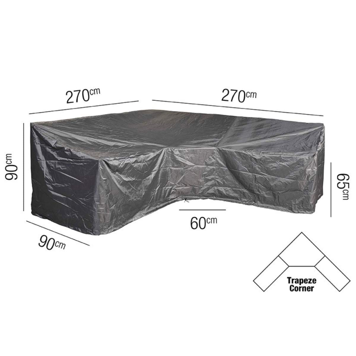 Beau&Co Outdoor Seating Set Aerocover Trapeeze 270x270x90x65x90cm