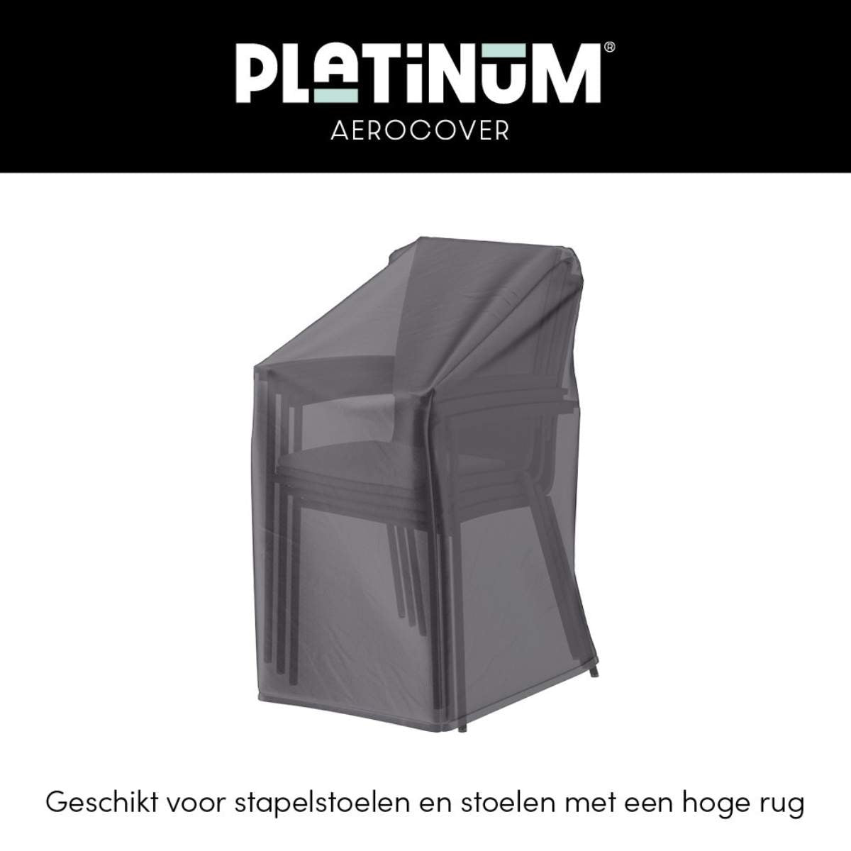 Pacific Lifestyle Stackable Chair Aerocover 67 x 67 x 80/110