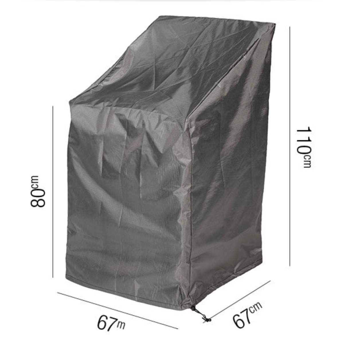 Pacific Lifestyle Stackable Chair Aerocover 67 x 67 x 80/110