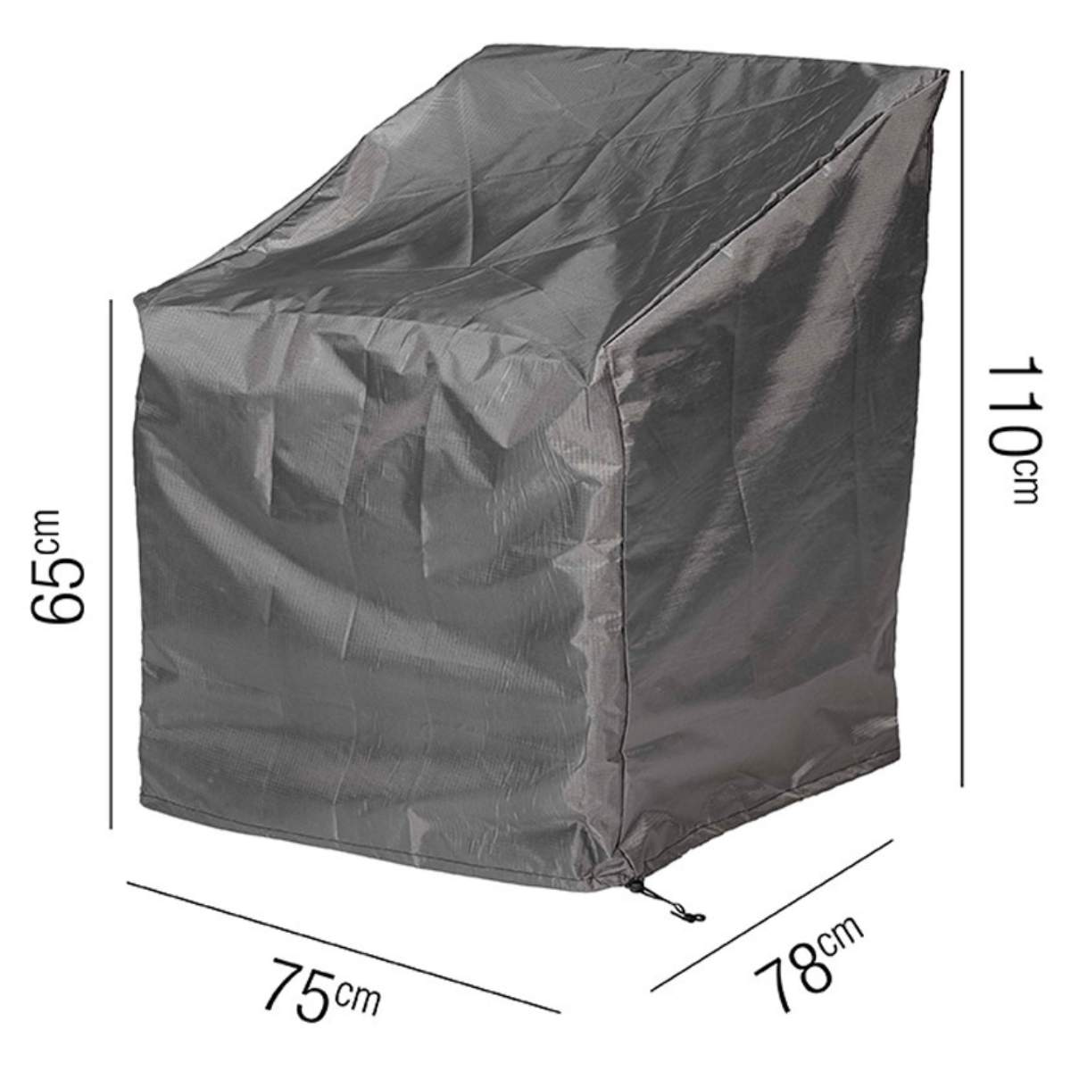 Pacific Lifestyle High Back Lounge Chair Aerocover 75x78x110cm