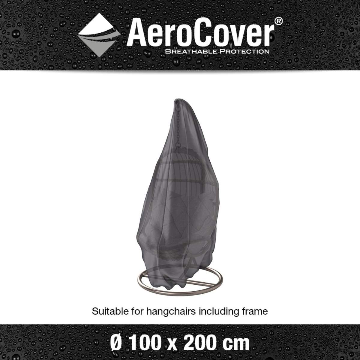 Pacific Lifestyle Hanging Chair Aerocover Round 100x200cm high
