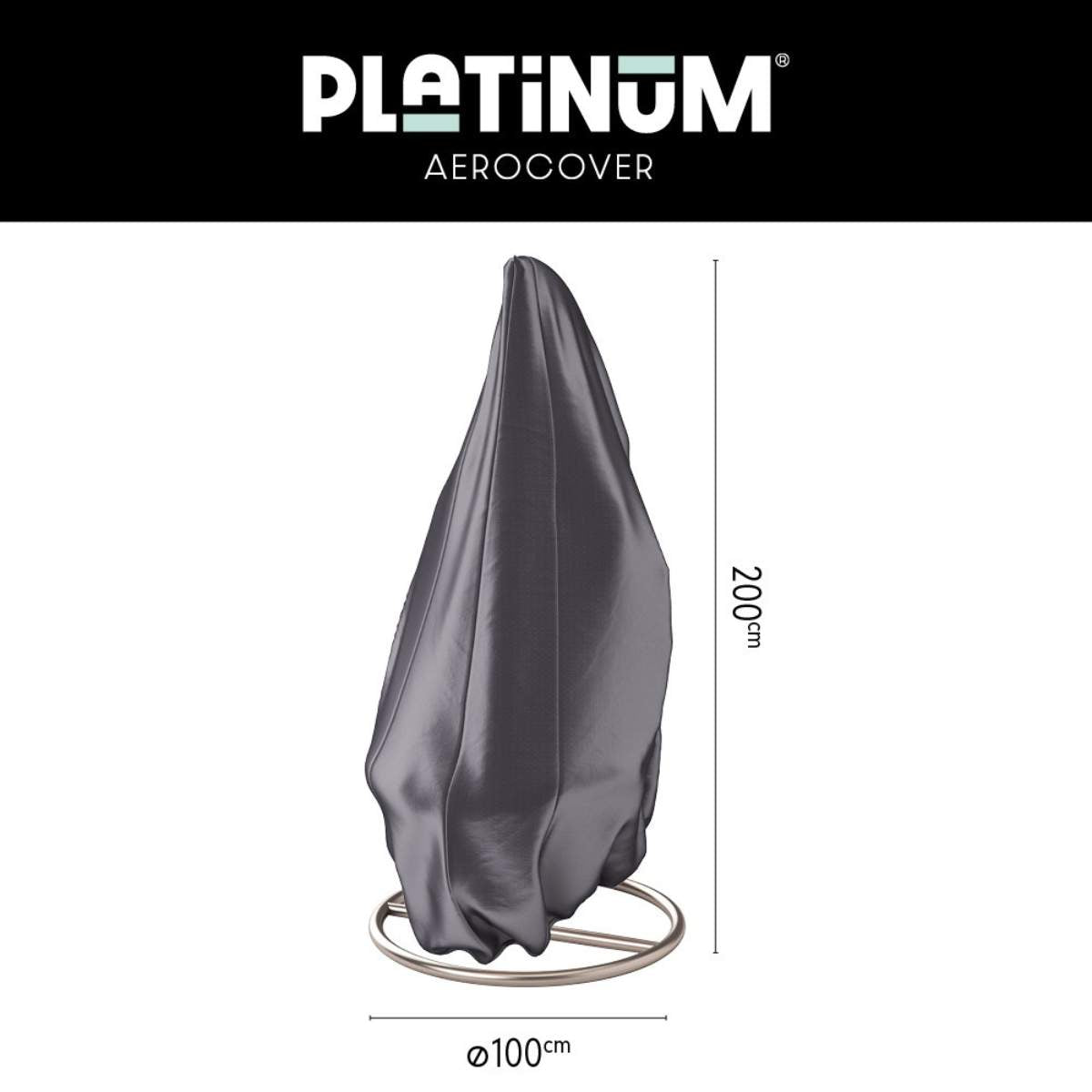 Pacific Lifestyle Hanging Chair Aerocover Round 100x200cm high