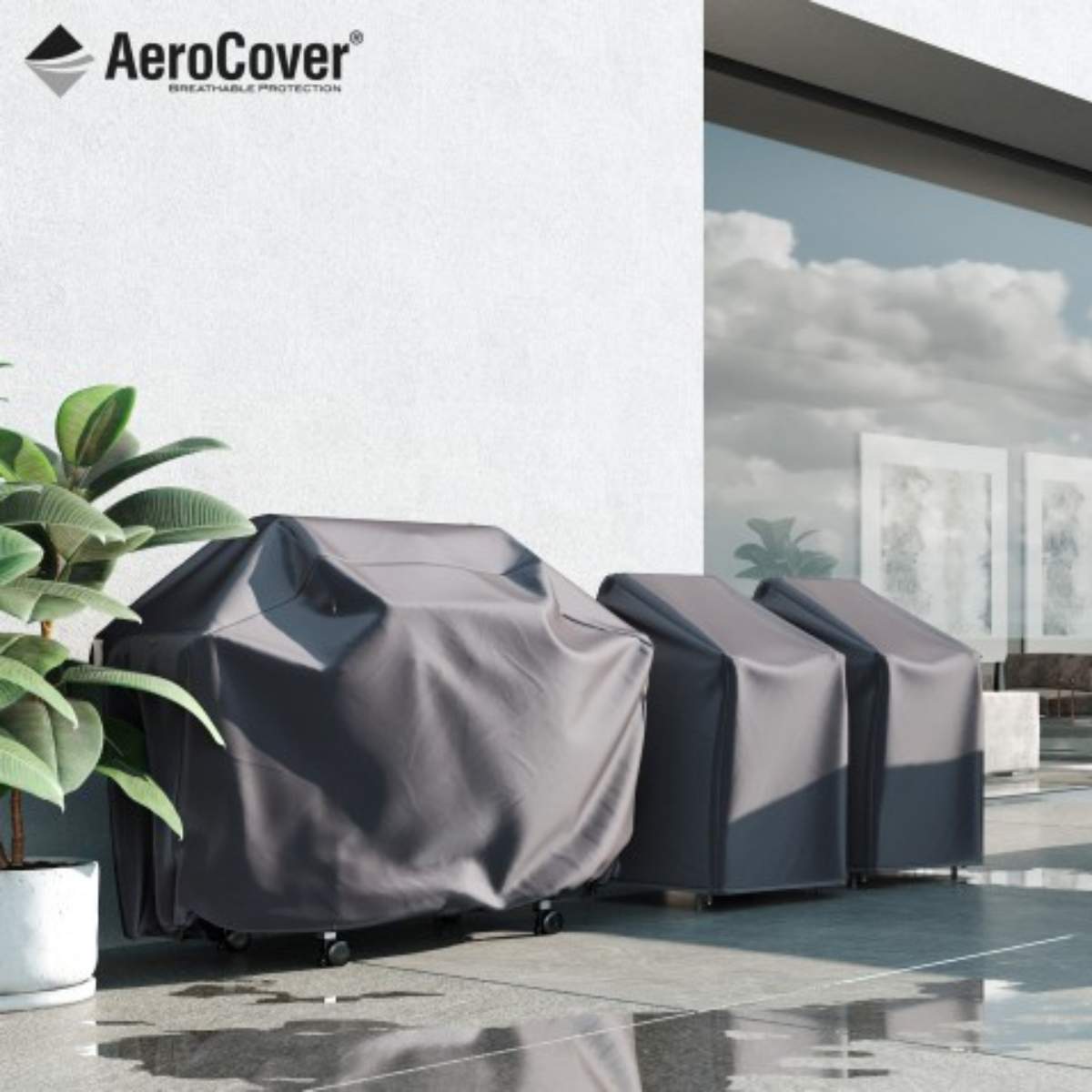 Pacific Lifestyle Free Arm Parasol Aerocover 250 x 55/60