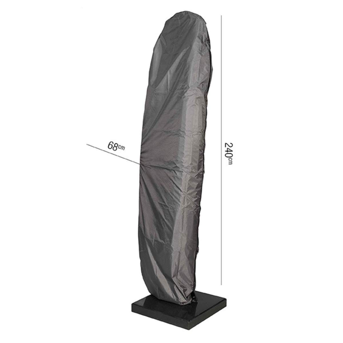 Beau&Co Free Arm Parasol Aerocover 240 x 68cm