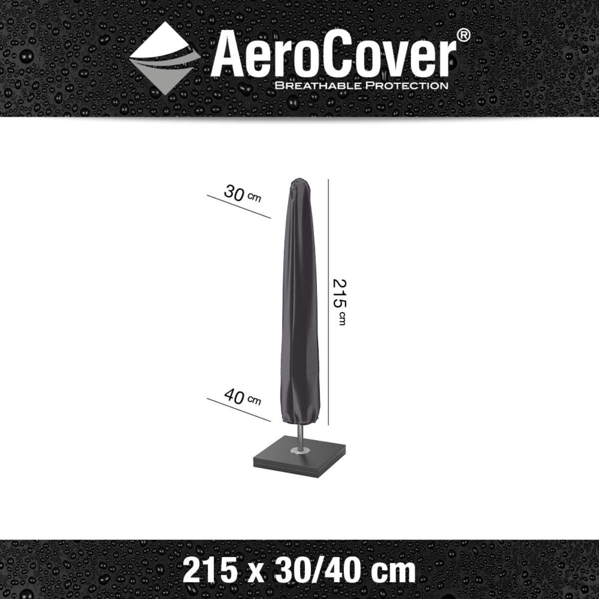 Pacific Lifestyle Parasol Aerocover 215 x 30/40cm
