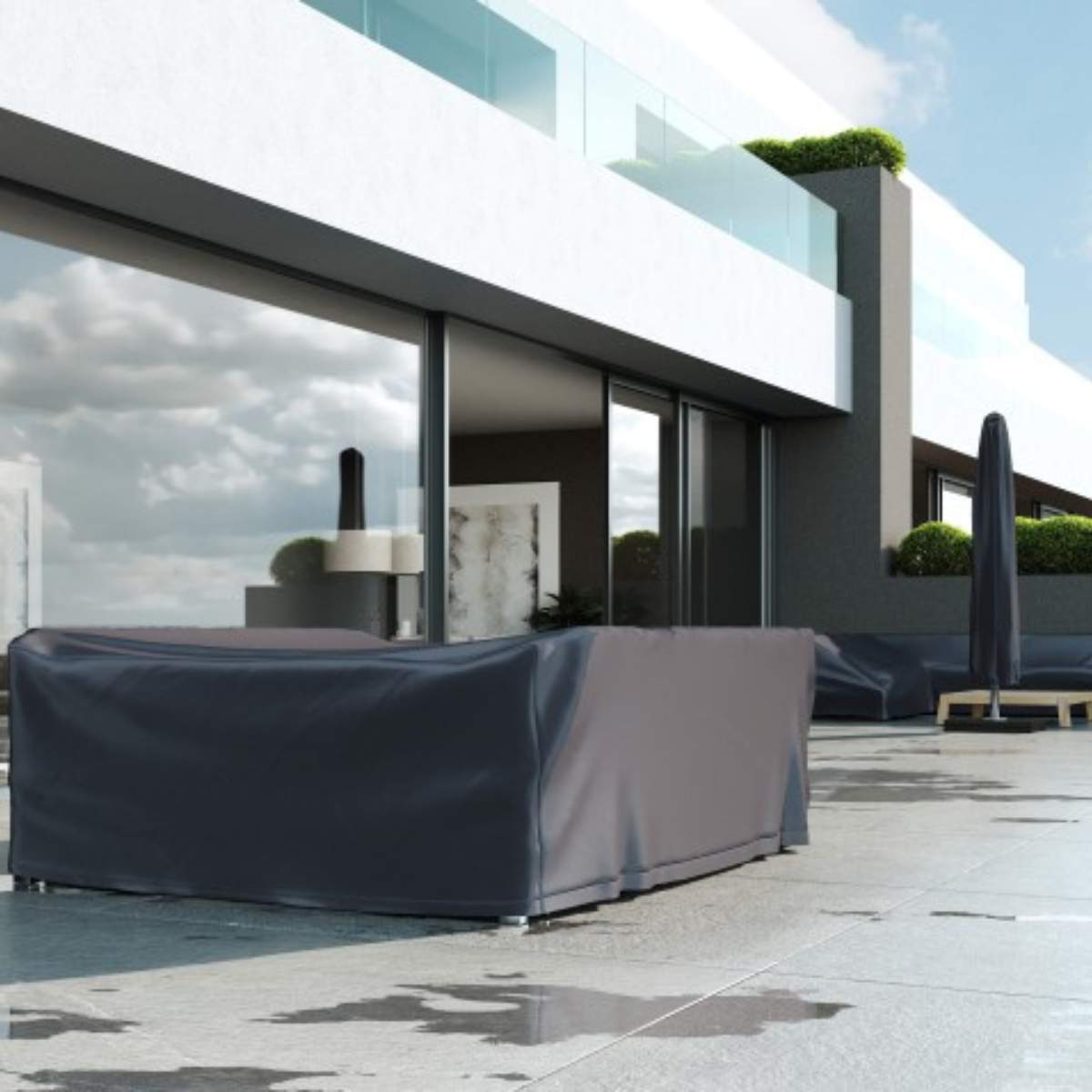 Pacific Lifestyle Parasol Aerocover 215 x 30/40cm