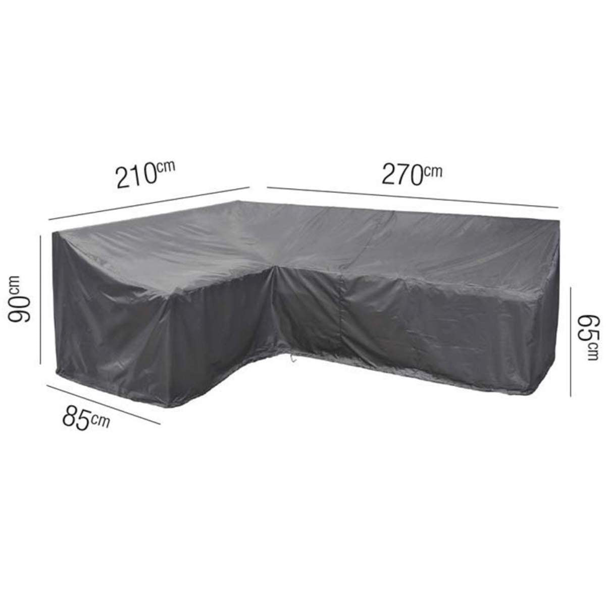 Beau&Co Outdoor Seating Set Aerocover Long Right Cover 270x210x85x65x90cm