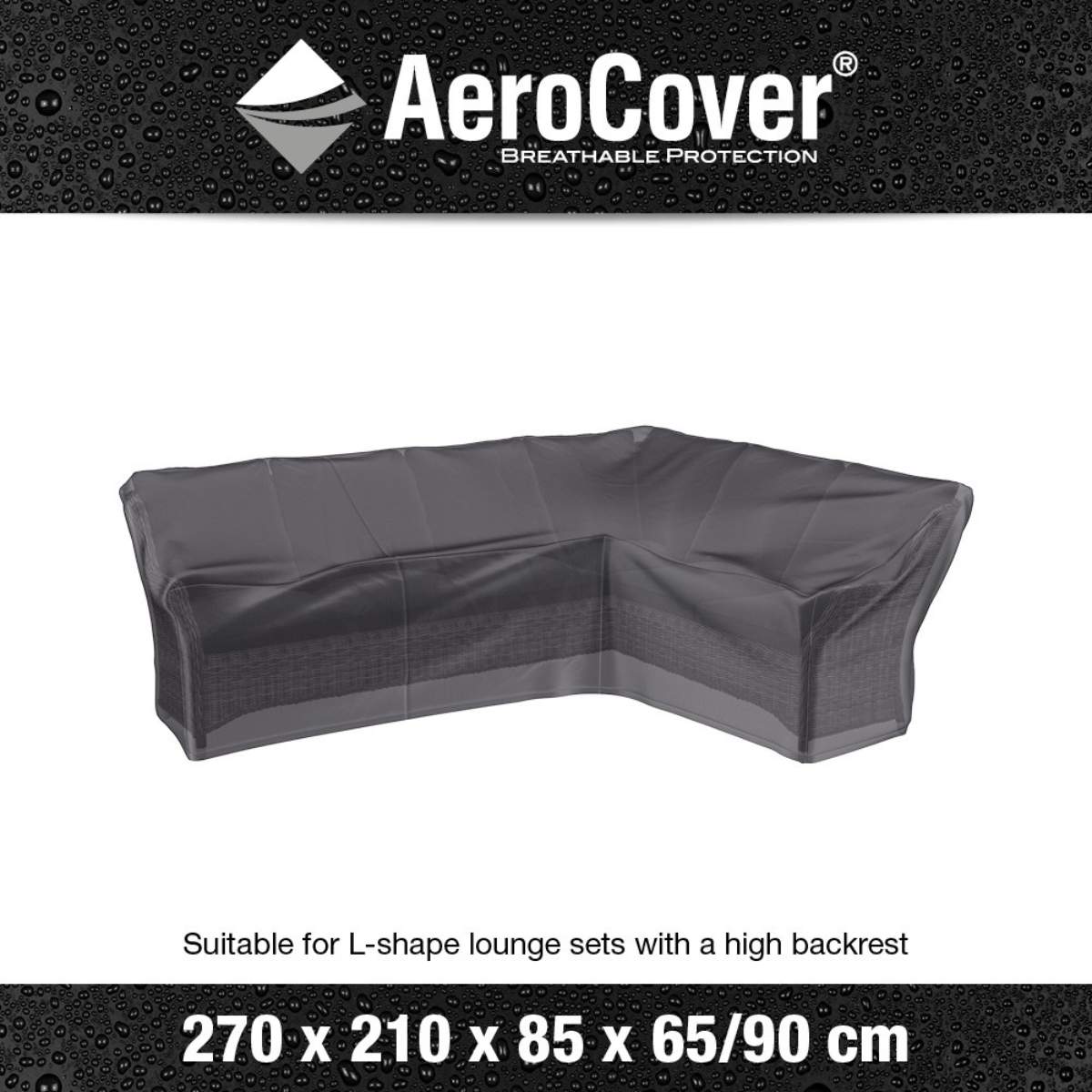 Beau&Co Outdoor Seating Set Aerocover Long Left Cover 270x210x85x65x90cm