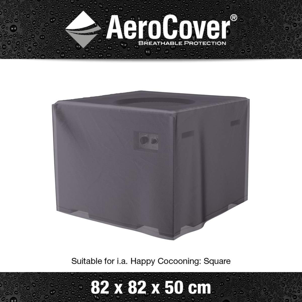 Beau&Co Firetable Aerocover 82x82x50cm high