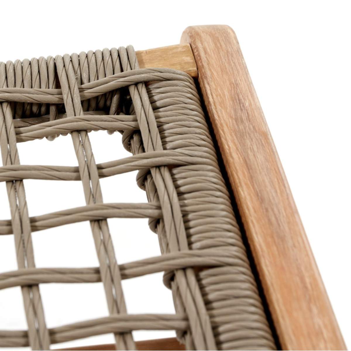 Beau&Co Sesto Outdoor Chair and Hocker Set