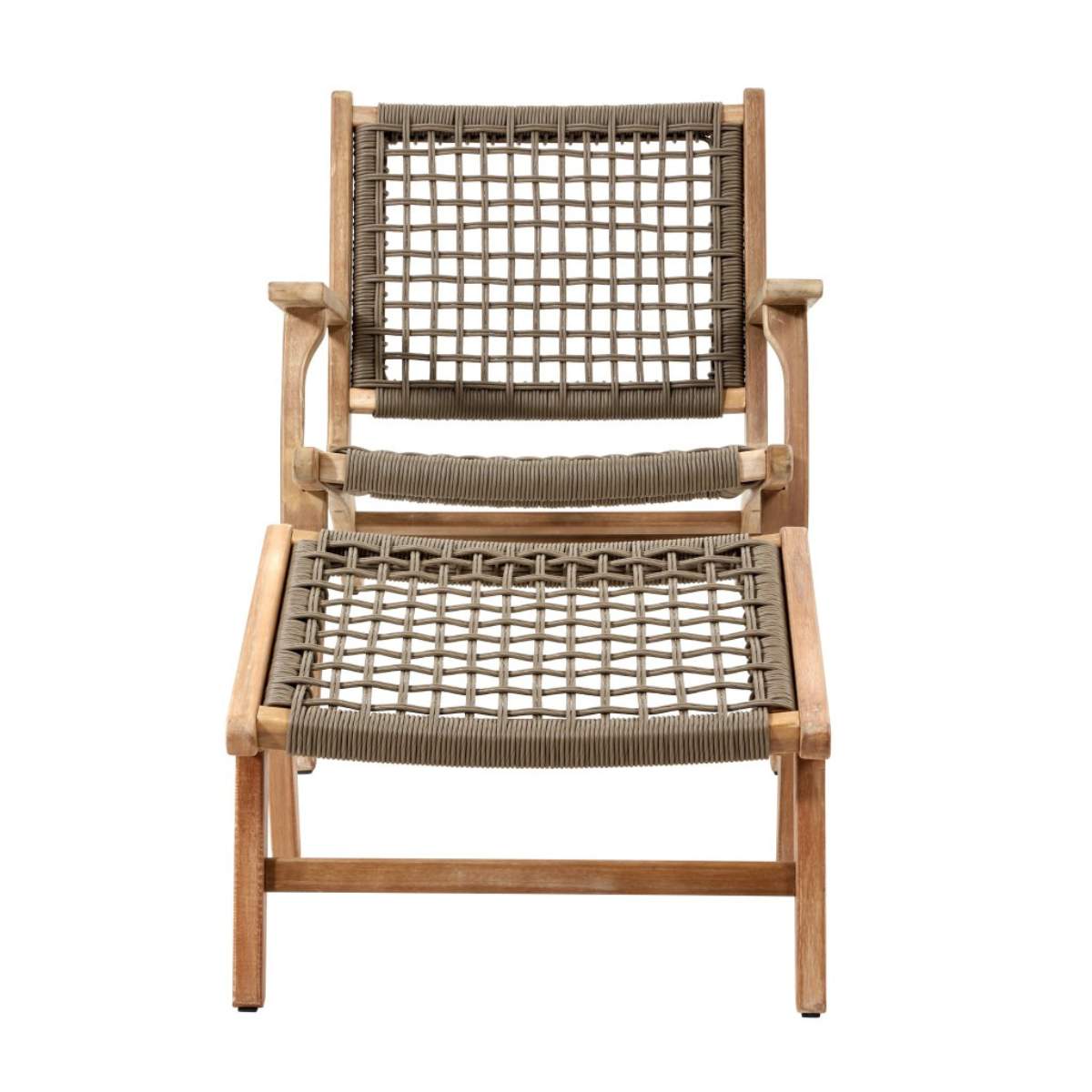 Beau&Co Sesto Outdoor Chair and Hocker Set
