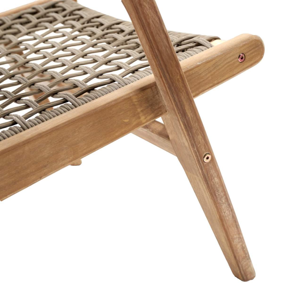 Beau&Co Sesto Outdoor Chair and Hocker Set