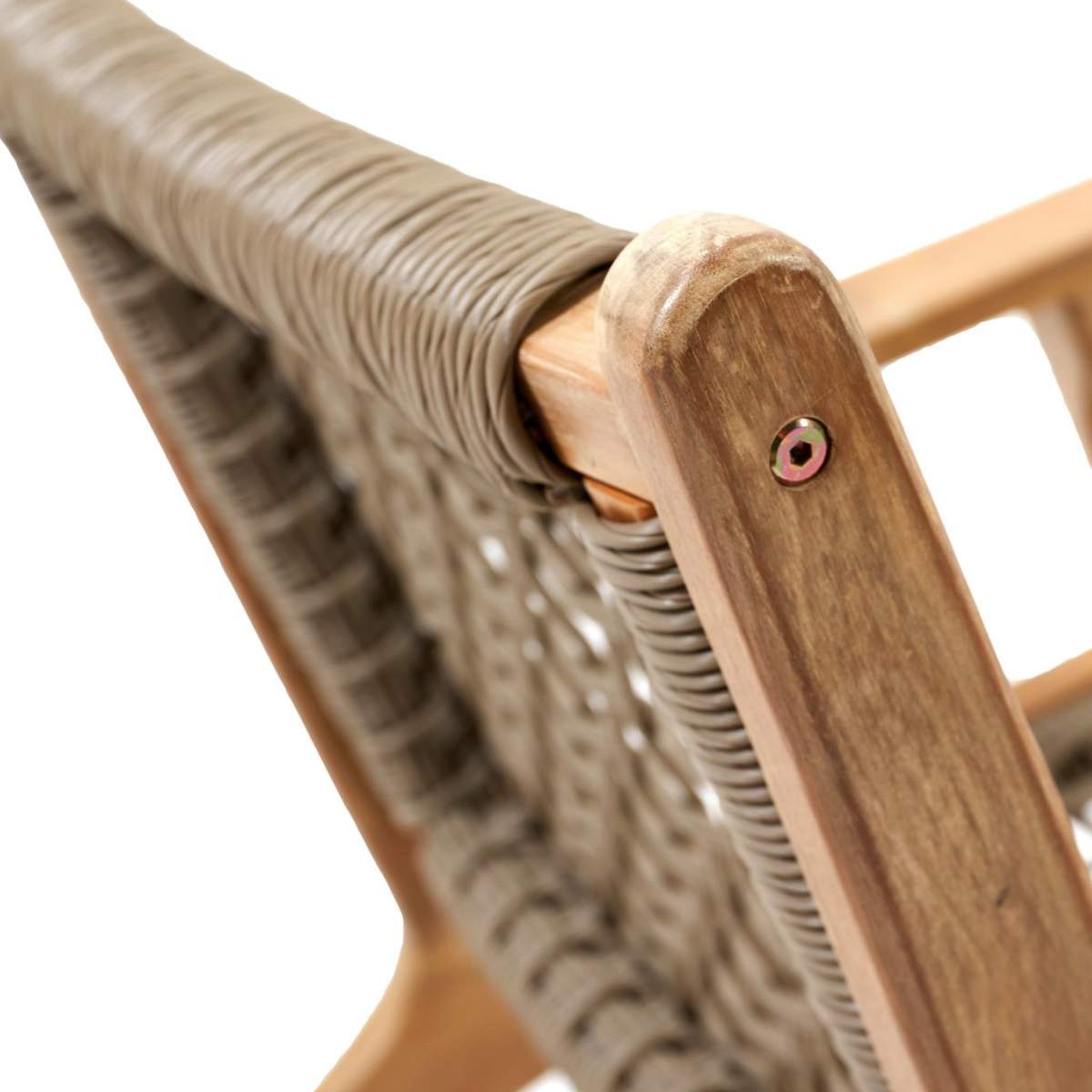 Beau&Co Sesto Outdoor Chair and Hocker Set