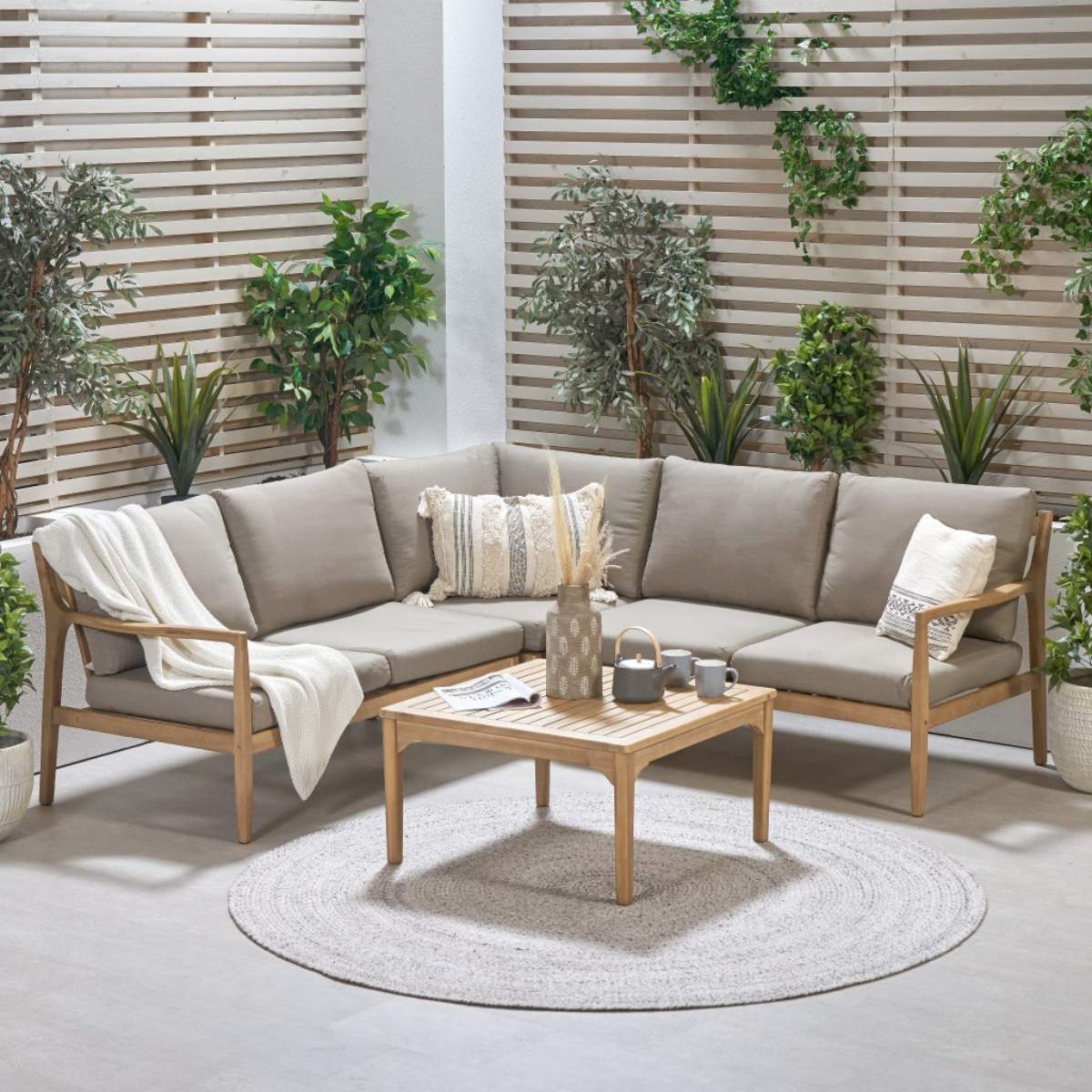 Beau&Co Malta Outdoor Corner Seating Set