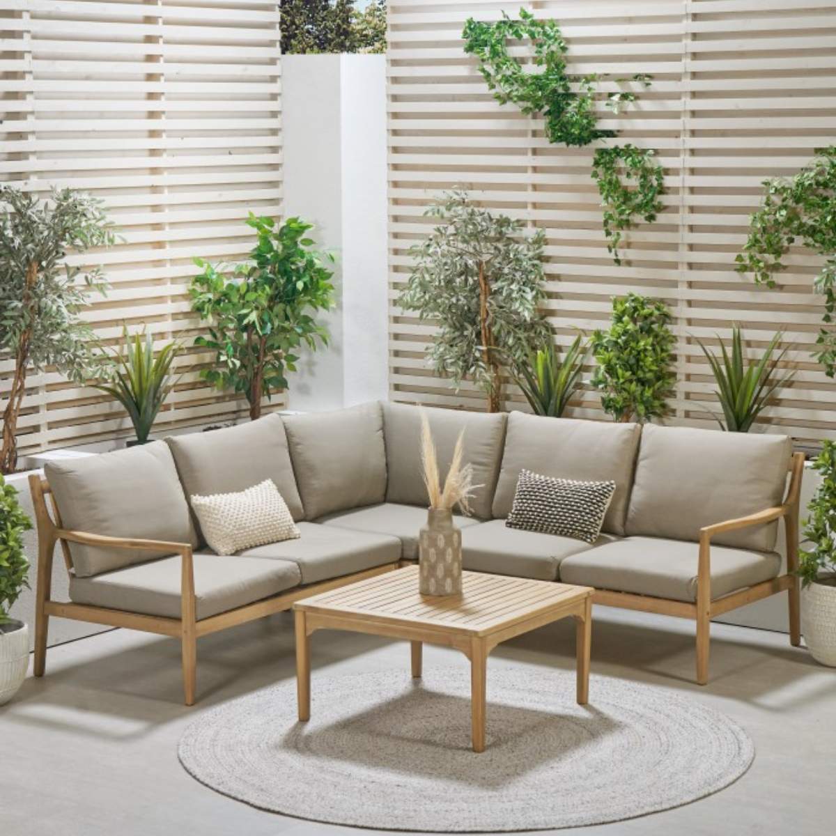 Beau&Co Malta Outdoor Corner Seating Set