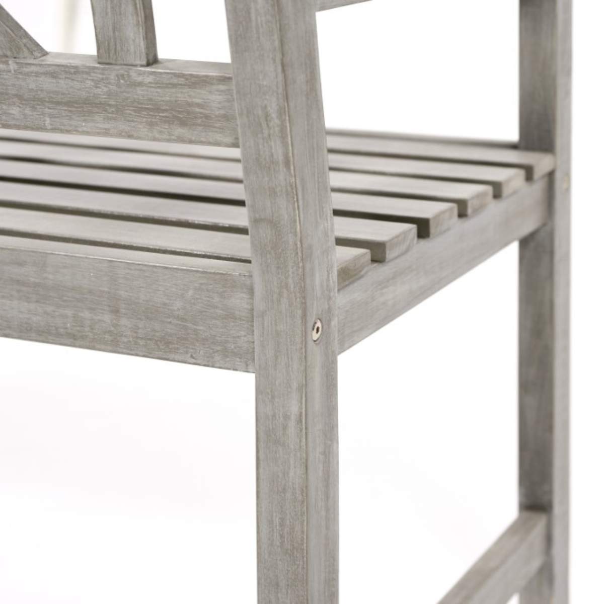 Beau&Co Cambridge Antique Grey Outdoor 2 Seater Bench