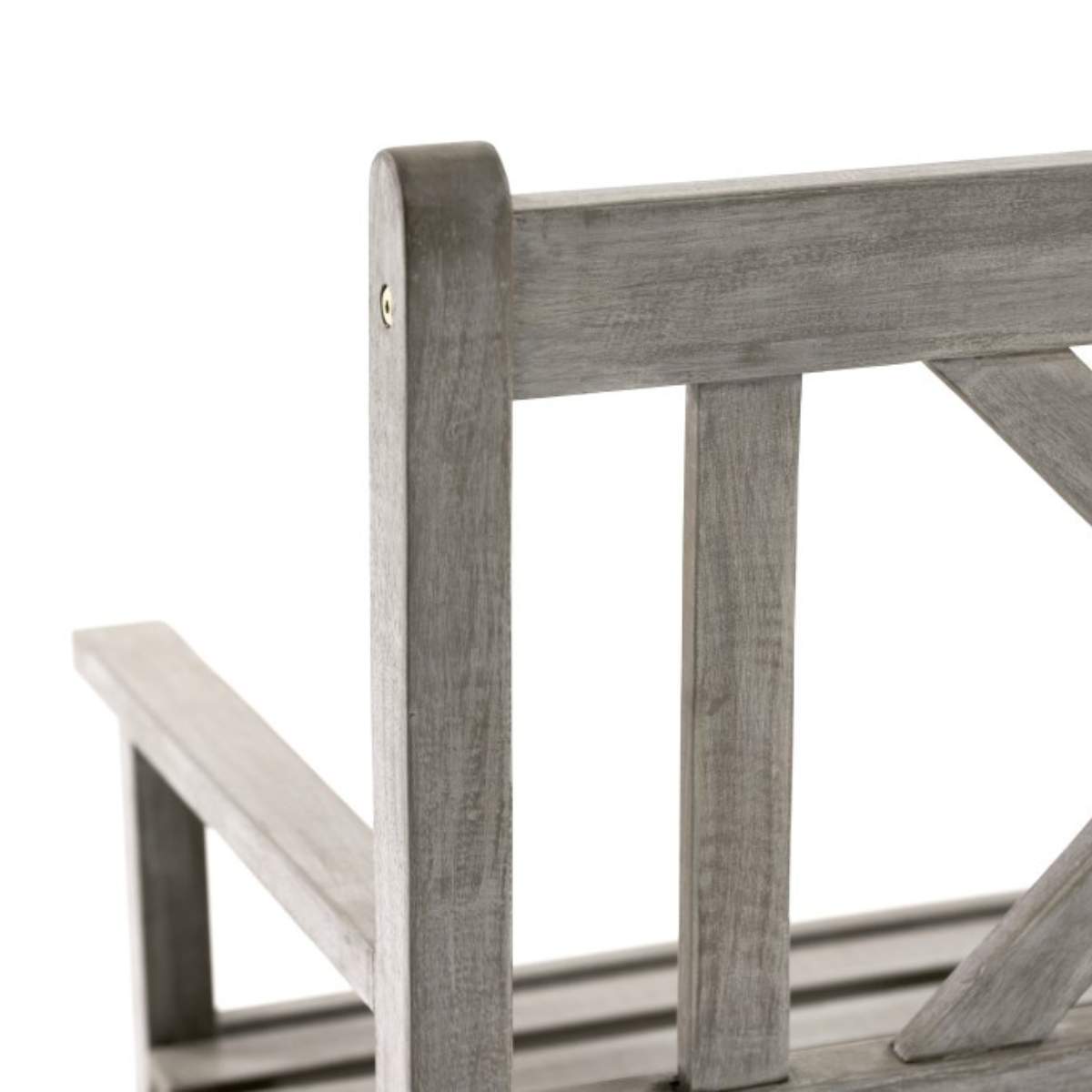 Beau&Co Cambridge Antique Grey Outdoor 2 Seater Bench