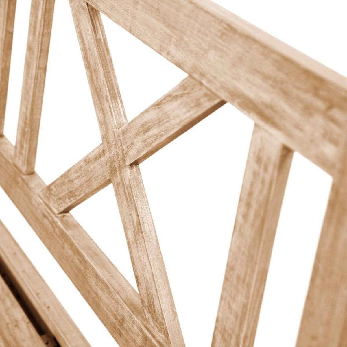 Beau&Co Cambridge Light Teak Outdoor 2 Seater Bench