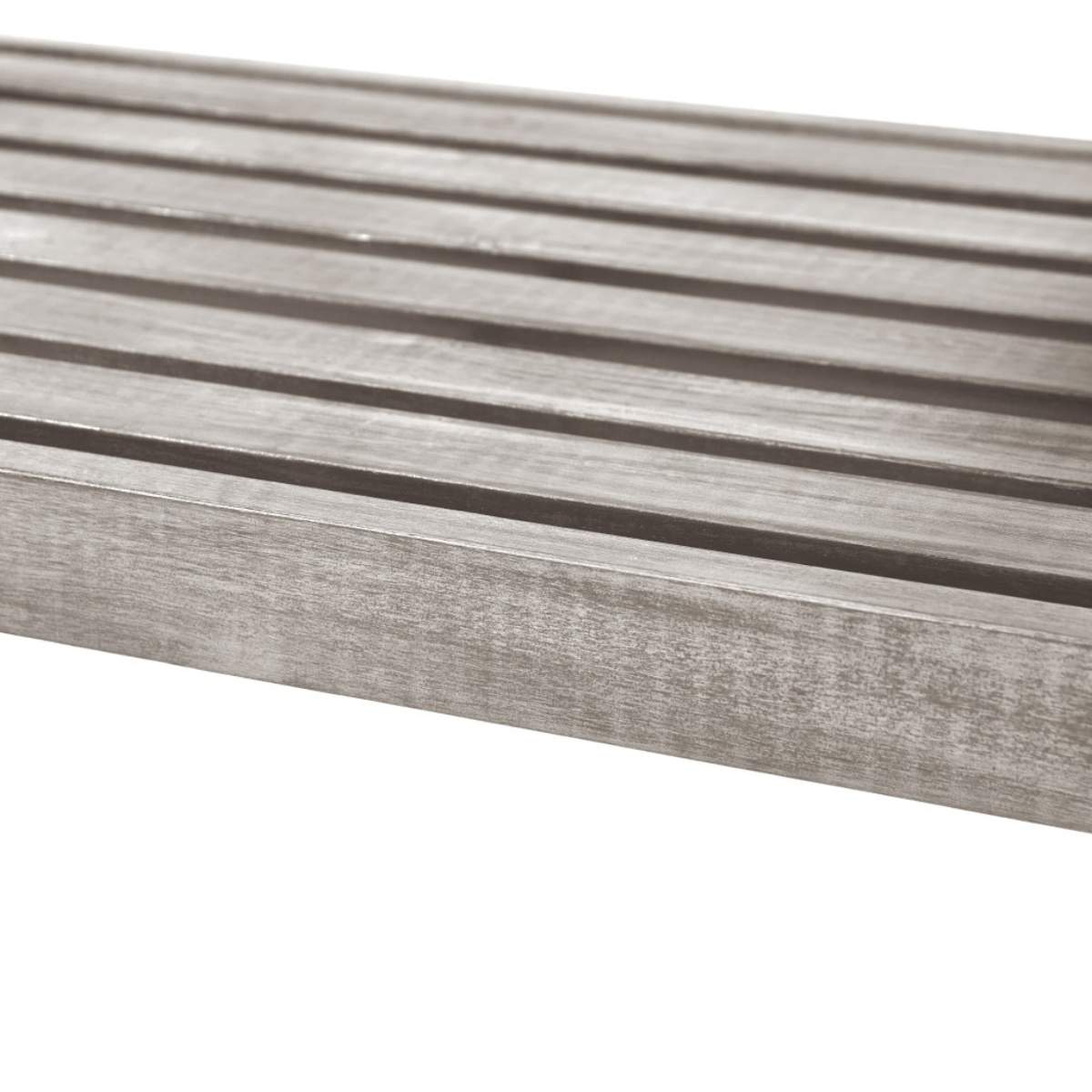 Beau&Co Cambridge Antique Grey Outdoor 3 Seater Acacia Wood Bench