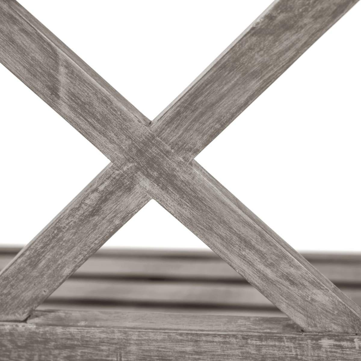 Beau&Co Cambridge Antique Grey Outdoor 3 Seater Acacia Wood Bench