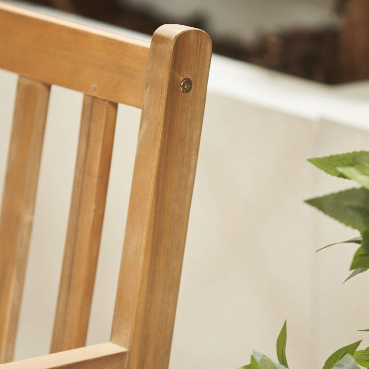 Beau&Co Cambridge Light Teak Outdoor 3 Seater Acacia Wood Bench