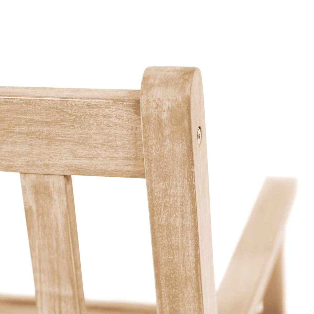 Beau&Co Cambridge Light Teak Outdoor 3 Seater Acacia Wood Bench