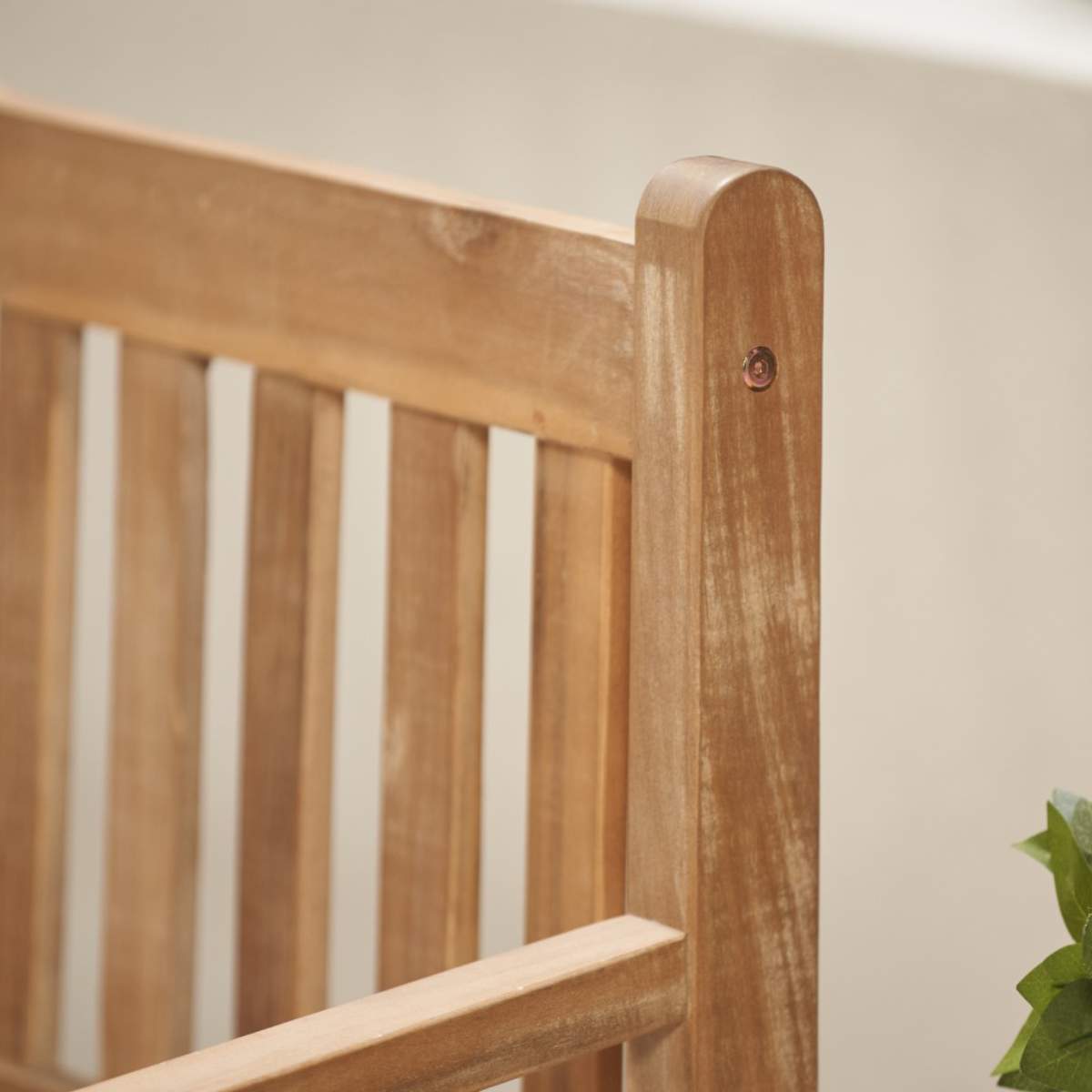 Beau&Co Richmond Light Teak Outdoor Bench with Pop Up Table