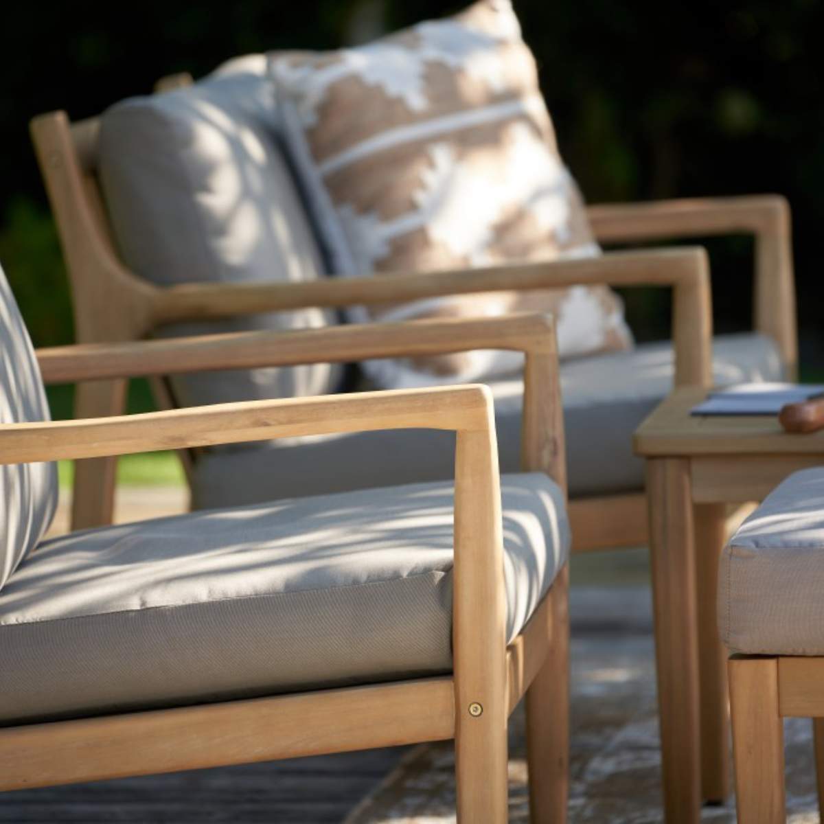 Beau&Co Malta Outdoor Hocker Set