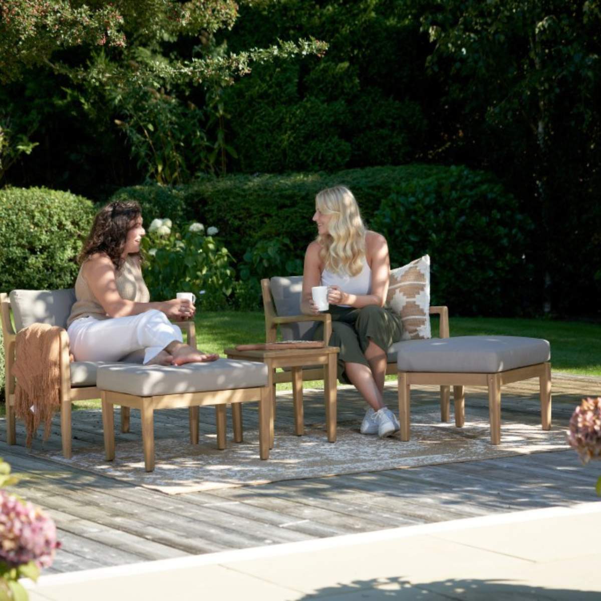 Beau&Co Malta Outdoor Hocker Set