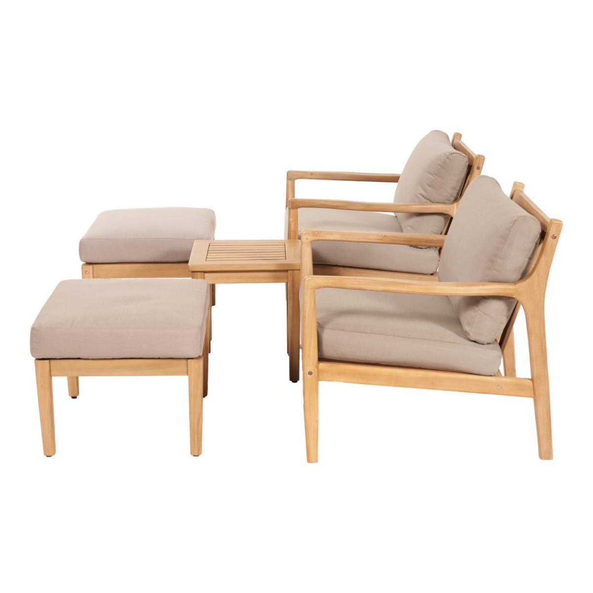 Beau&Co Malta Outdoor Hocker Set