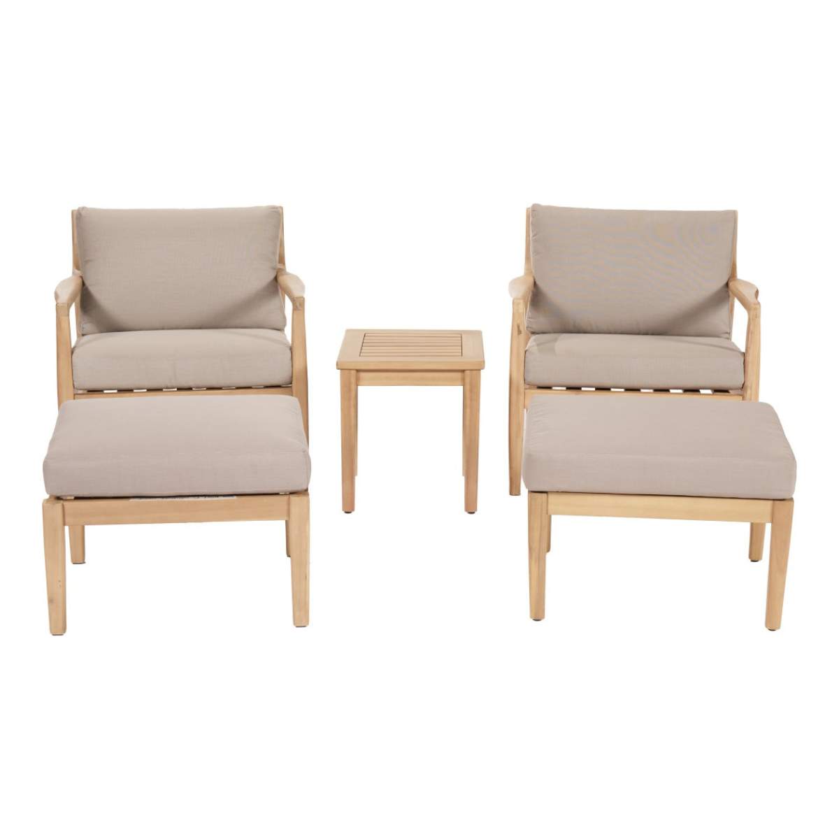 Beau&Co Malta Outdoor Hocker Set