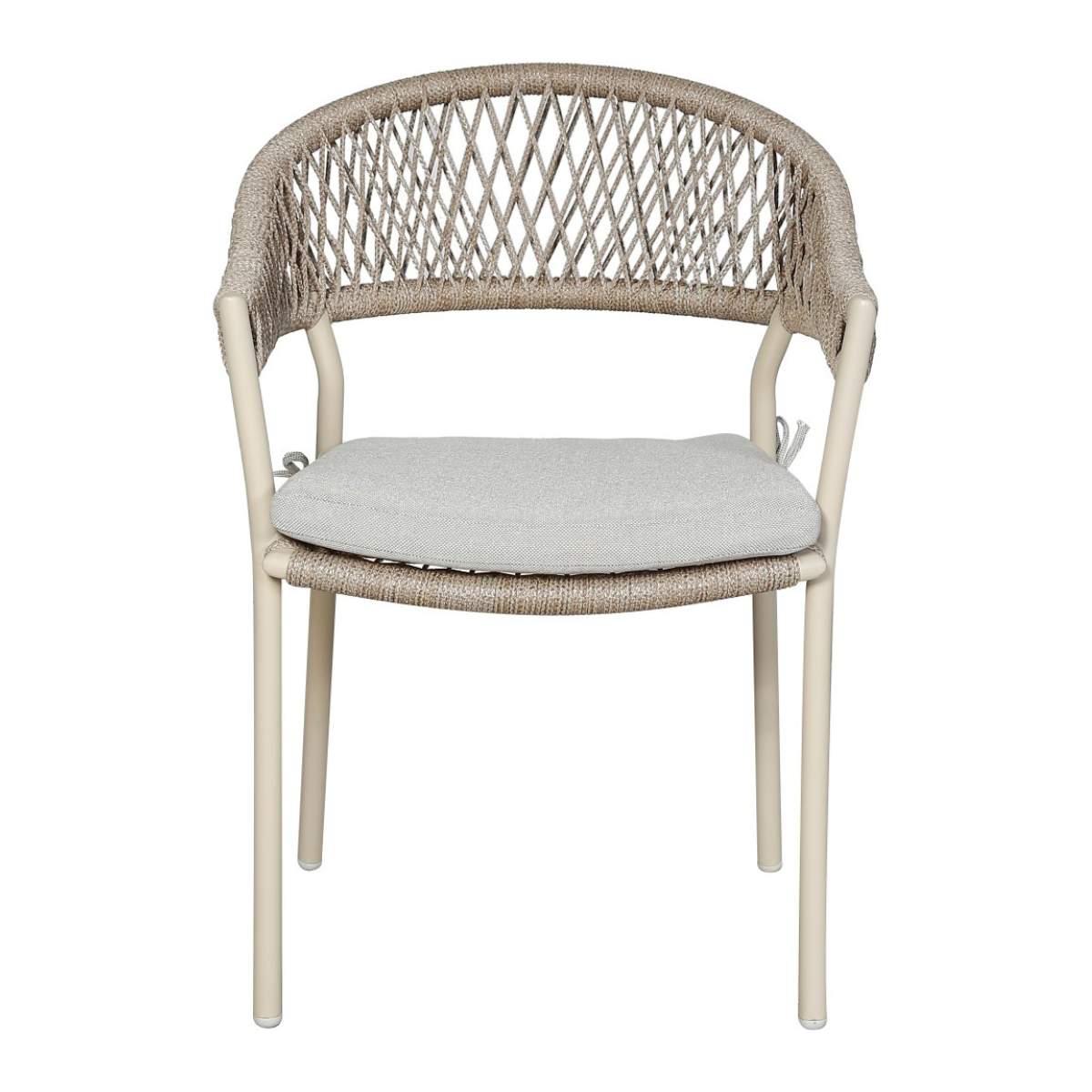 Beau&Co Osaka Latte Outdoor 6 Seater Dining Set