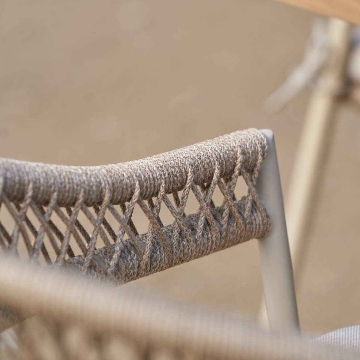 Beau&Co Osaka Latte Outdoor 6 Seater Dining Set