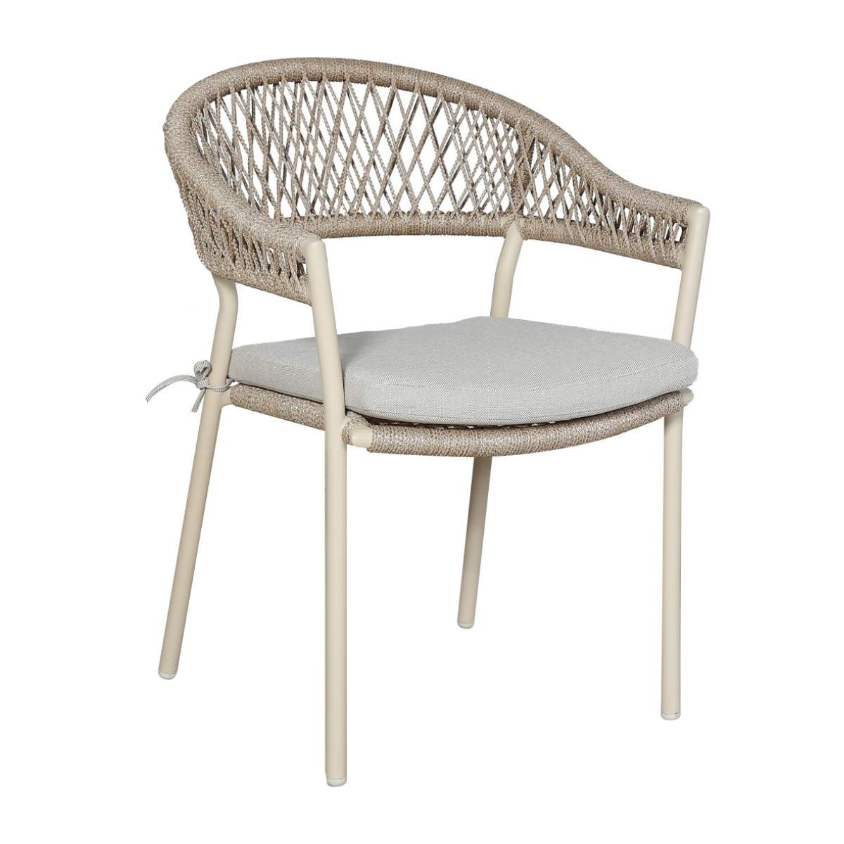 Beau&Co Osaka Latte Outdoor 6 Seater Dining Set