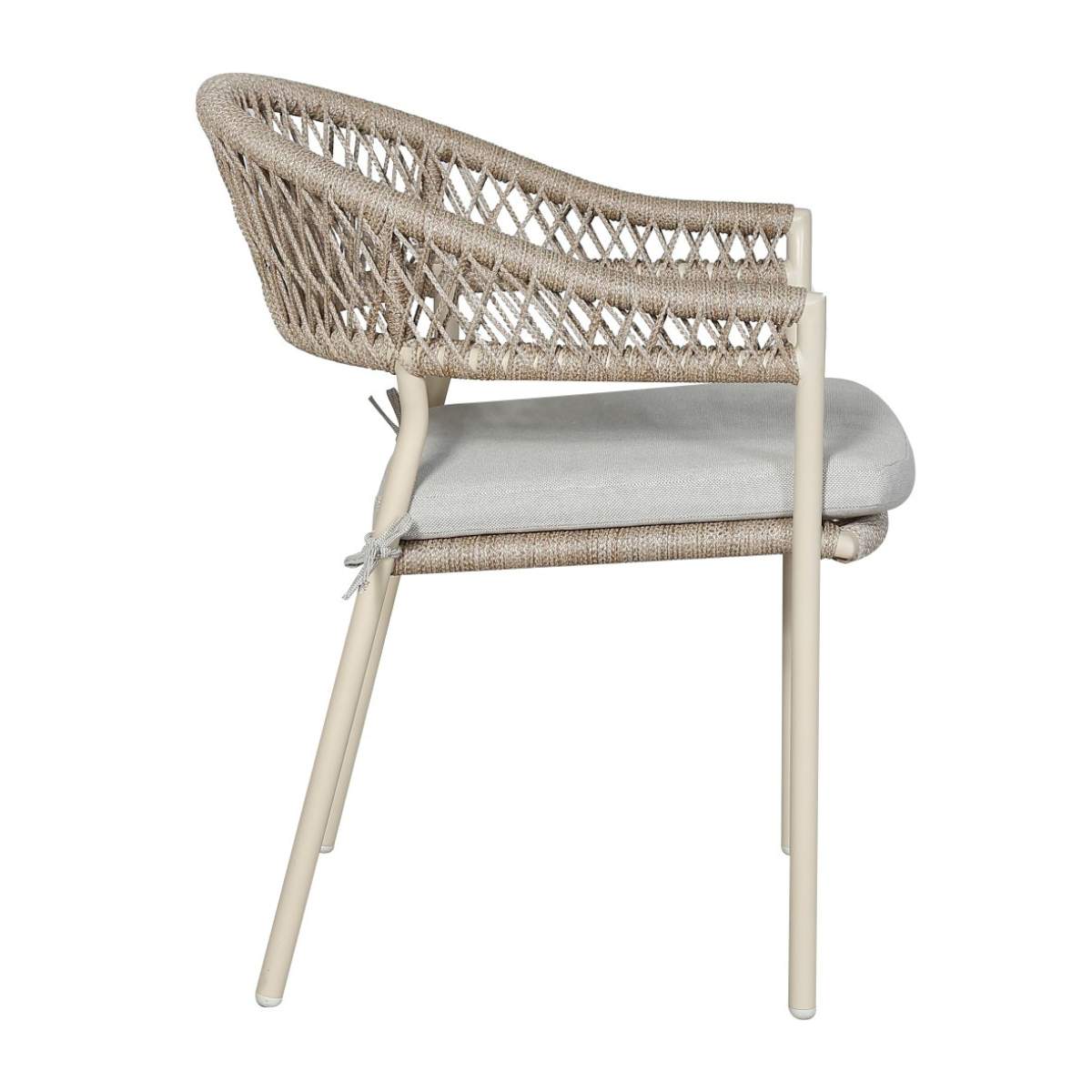 Beau&Co Osaka Latte Outdoor 6 Seater Dining Set