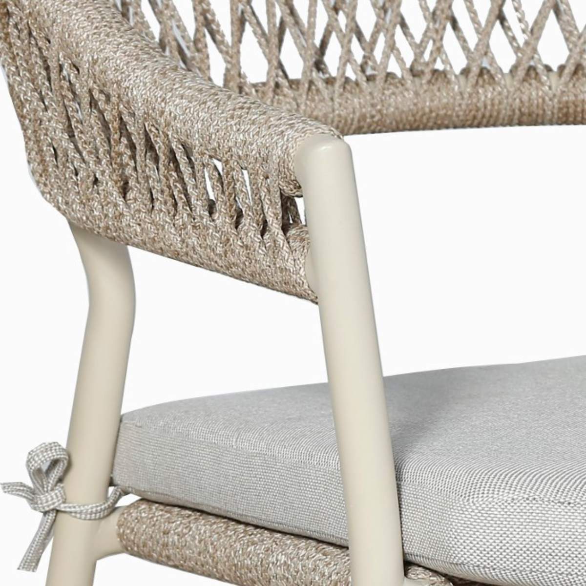 Beau&Co Osaka Latte Outdoor 6 Seater Dining Set