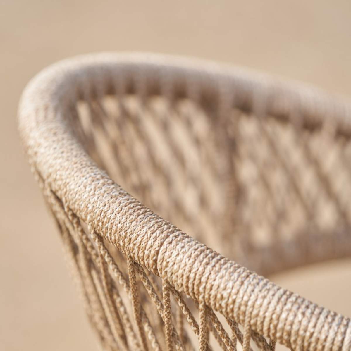 Beau&Co Osaka Latte Outdoor 6 Seater Dining Set