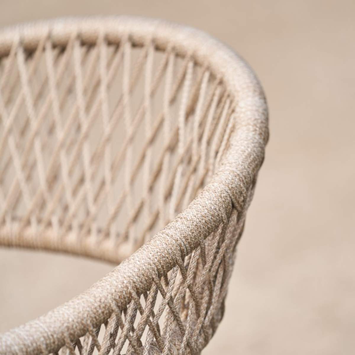 Beau&Co Osaka Latte Outdoor 6 Seater Dining Set