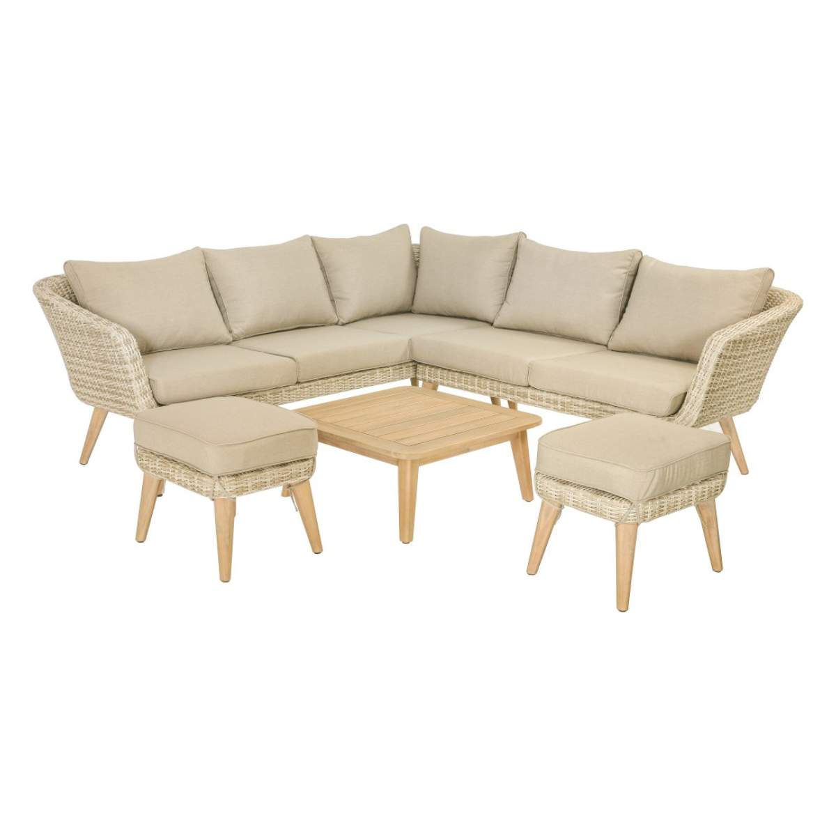 Beau&Co Cabon Outdoor Corner Seating Set