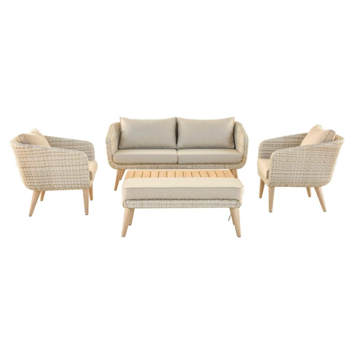 Beau&Co Cabon Outdoor Seating Set