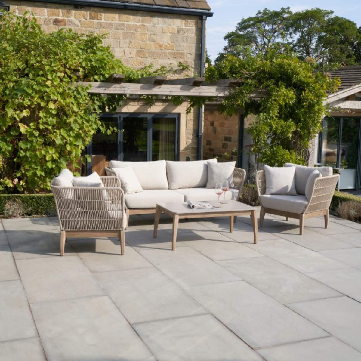Pacific Lifestyle Moeven Outdoor Seating Set