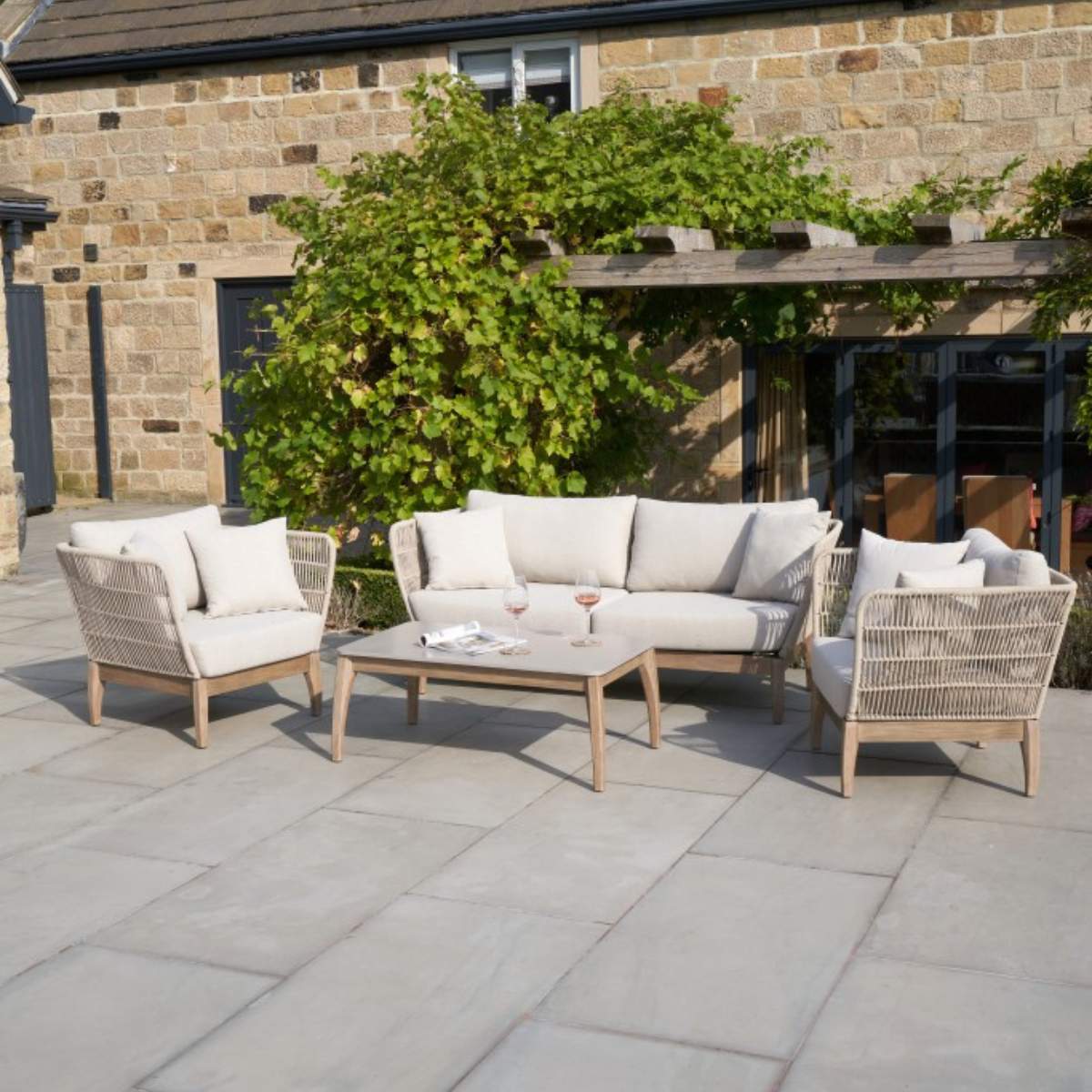 Pacific Lifestyle Moeven Outdoor Seating Set